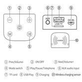NBY 6650 Portable Multi-function Bluetooth Speaker 3D Surround Stereo Sound, Support Wireless Charging
